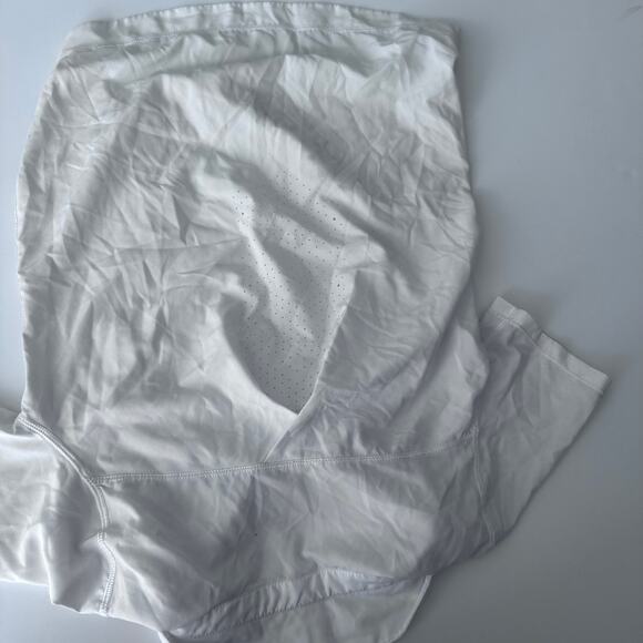 Lululemon Ivivva Girls White Polo Shirt - Size 10 - Picture 7 of 7